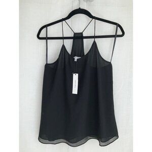 Naked Zebra Black Camisole Blouse NEW size SMALL